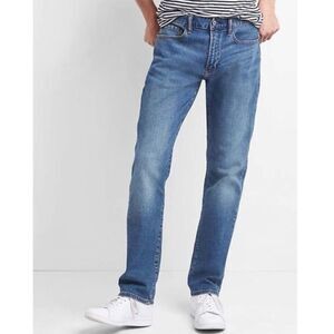 GAP Slim Straight Medium Wash Blue Jeans | Size 30